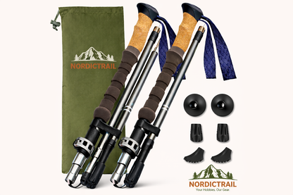 Lightweight Collapsible Trekking Poles for Hiking & Travel | NordicTrail